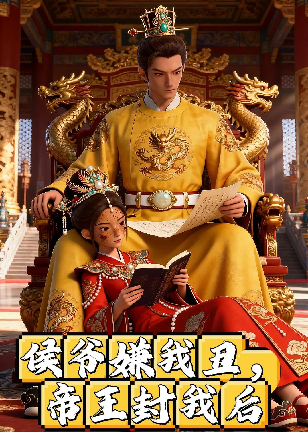 侯爷嫌我丑,帝王封我后