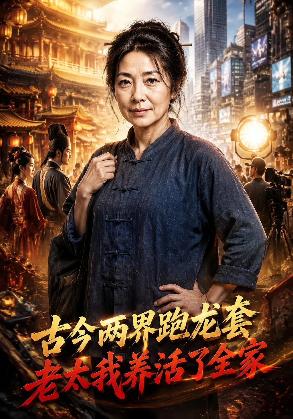 古今两界跑龙套,老太我养活了全家